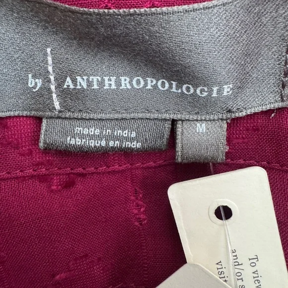 NWT‎ Anthropologie Viola Tiered Button Front Maxi Dress in Plum Size Medium - Picture 10 of 13